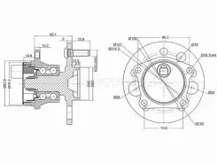 ��������� ���� SAT ST-42450-44010, �����/������ ������ ST4245044010 ����