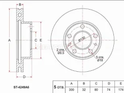 ���� ���������, �������� ST4249A6 ����