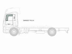 ������ �������� (�������/ �����/ ���� �������) DAF 75 93-98 / 85 93-98 DAF85CF FV/LH, ����� �������� DAF85CFFVLH ����