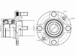 ��������� ���� ����. Mazda Demio DW3W 96-02 4 ������� (��� ABS) SAT ST-NA01-33-04X STNA013304X ����