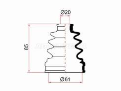    RR Honda CR-V RD1/Honda FIT 01-07  FR (2 . ) Maruichi 71-424,  / 71424 