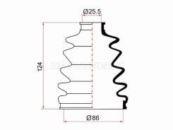    Mitsubishi L200 05-/Pajero/Montero Sport 08- Maruichi 02-160 02160 