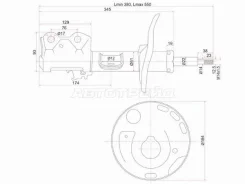 ������ �������� Toyota Corolla (E150) 06-13 / Scion xB 07-15 (������), ������ ST4851080385 ����