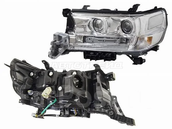 Фара Toyota Land Cruiser (J200) 15-21 (Справа/ LED/Галоген/ дальний свет под галогенову лампу - УЦЕН