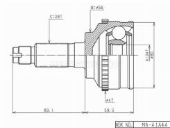 ���� (�������/ ��������) Ford Escape 00-06 / Maverick 00-07 HDK MA-041A44, �������� MA041A44 ����