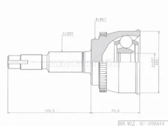 ���� (�������/ �����) Nissan Caravan 86-12 / Elgrand 02-10 HDK NI-098, �������� NI098 ����
