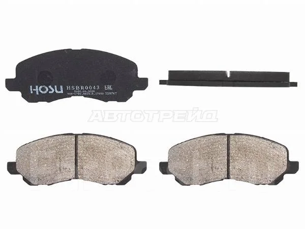 Колодки тормозные (Спереди) Toyota Corolla (E120) 00-07 / Corolla Fielder 00-06