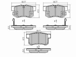   () Honda Accord 91-16 / Civic 95-12 / Civic Ferio 00-05 / CR-V 95-12 / Suzuki SAT ST-43022-SG0-010,  ST43022SG0010 