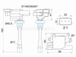   Mitsubishi Airtrek/Outlader CU2 4G6#/Lancer CS5/6 Pajero IO H6#/7# 4G9# SAT ST-MD362907 STMD362907 