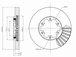���� ��������� (�������) Nissan Pathfinder 95-04 / Terrano 95-02 / Infiniti QX4 96-03 / Nissan Terra HOSU HSDB0158, �������� HSDB0158 ����