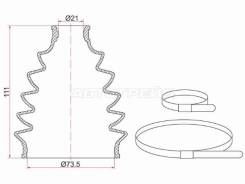    Chevrolet AVEO 11-19/ KIA Cerato 04-13 (2 . ) SAT C-1795 C1795 