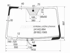 ������ ������� XYG Kyron-L-VCPH LFW/H/X 3020AGNBLHV, 3020AGNHV, 3020AGSBLHV, 3020A, SOLAR3020AGNBLHVLFWHX, 7911009002, 4029945, 3020AGNBLHV, 3020AGNBL...
