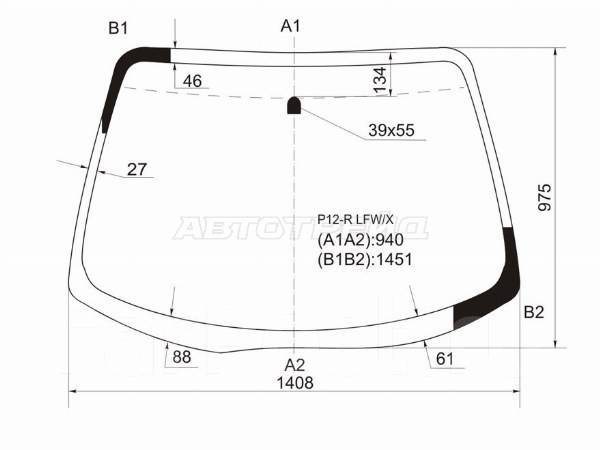 Стекло лобовое Nissan primera p10 - купить в Москве, цена 1 500 руб., продано 27