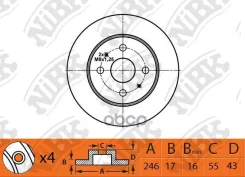 ��������� ���� (��������) Toyota bB II (QNC20)/ Passo/ Duet/ Daihatsu Sirion II (M300)/ YRV F BG4128, DF4905 NiBK ���. RN1462 RN1462 ����