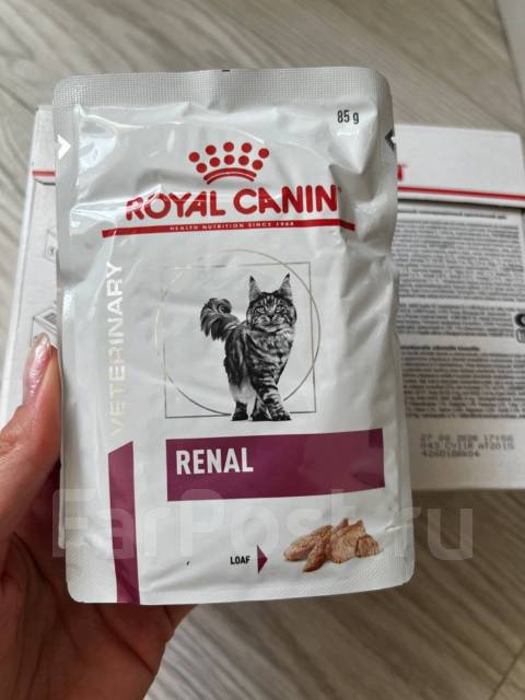 Влажный корм для кошек Royal Canin Renal для поддержания функции почек ...