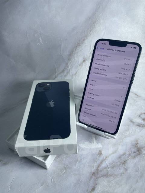IPhone 13 128Gb Black. Оригинал. Рассрочка. SpaceTech, 6.10", моноблок ...