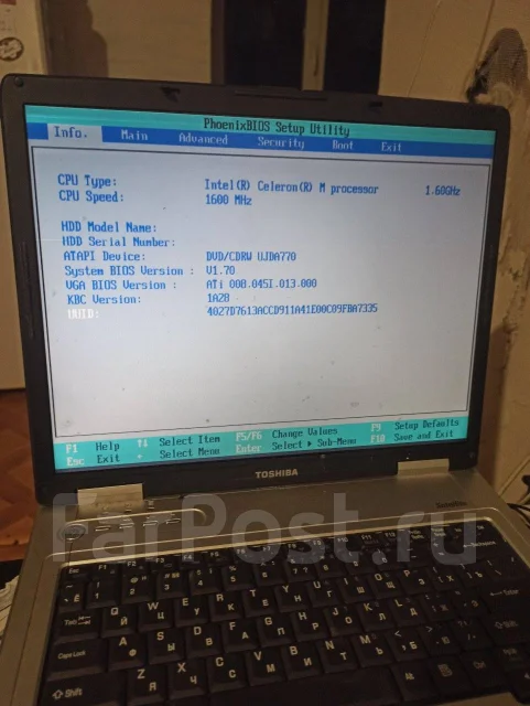 Toshiba Satellite L20-181. 15", 1,6����, ��� 512 �� ����