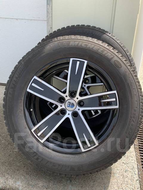 Комплект колёс зима, 235/65/18 Michelin(шипы) на литых дисках, 18", 1 ...