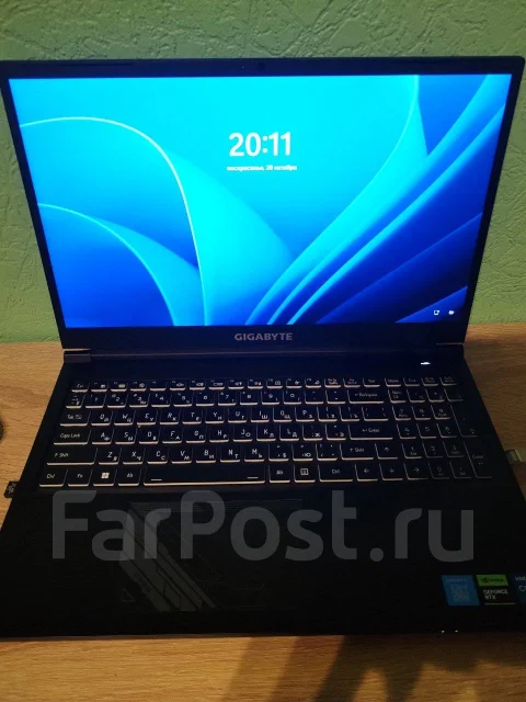 Gigabyte G5 MF. 15.6", 2,5����, ��� 8 ��, ���� 512���, WiFi: 1, Bluetooth: 1 ����