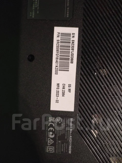 Gigabyte G5 MF. 15.6", 2,5����, ��� 8 ��, ���� 512���, WiFi: 1, Bluetooth: 1 ����