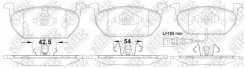 ������� ��������� �������� �������� audi a3 sportback (8va, 8vf) - seat leon (5f1) leon st (5f8) - s NIBK PN0699W PN0699W ����