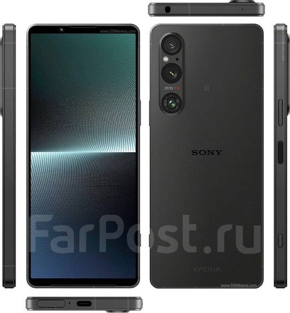 Sony Xperia 1 V 12/256GB, 6.50", моноблок, черный, 3G, 4G LTE, 5G, Dual ...