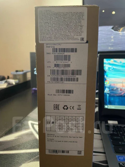 Acer Spin 1 SP111-32N. 11.6", ��� 4 ��, ���� 64���, WiFi: 1, Bluetooth: 1, ����������� �� 4��. ����