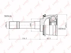 ���� �������� �������� CO-7302 ��� Suzuki �������� ������������� Lynxauto ������ 44101-60A01 44101-60A10 44101-60A1V 44101-60A20 44101-60A50 SU-12 ���...