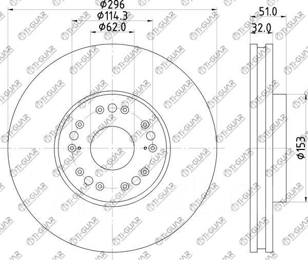   / / Toyota MARK II, Cresta /1JZ-GTE JZX90, 100, 110, Altezza /GXE1, JCE1 /2001- () Ti-Guar TG-BDP0018 TGBDP...