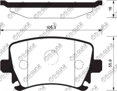 ��������� ������� �������� /������ �������� 4�� /TI-GUAR ��� Haval F7 2018- Changan CS75 VW Scirocco 2008- Octavia 1997- YETI 2009- AUDI A4 2000 A6 20...