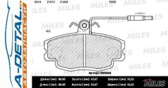 ������� ��������� �������� (� ��������) (����� Semi-Metallic) Renault Logan 04-/Sandero 08-/CLIO 91- (TRW GDB807) E100048 E100048 ����