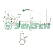 ����������� Honda Civic -11 �����. ���. Sensen 42140541 42140541 ����