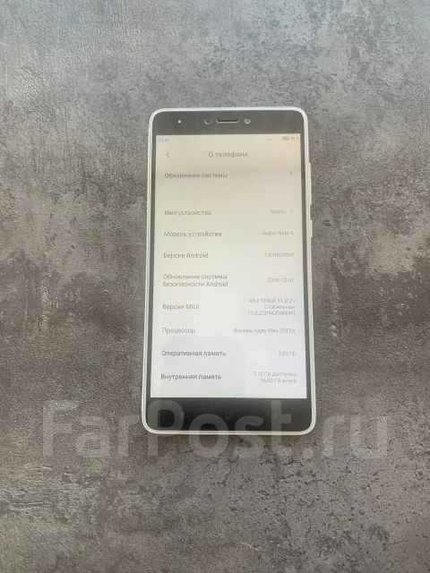 Xiaomi Redmi Note 4. �/�, 16 ��, ������� ����