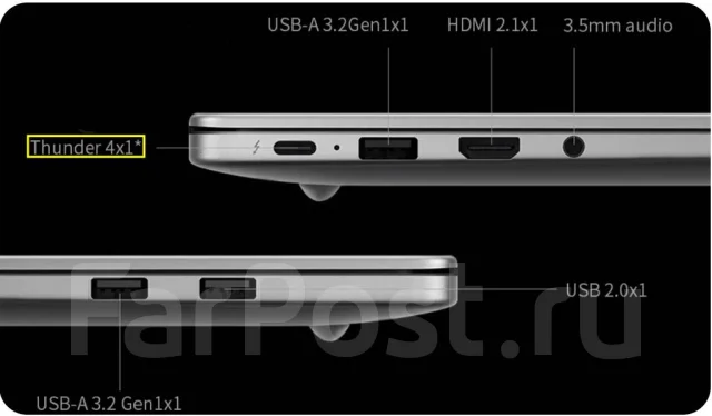 Xiaomi RedmiBook 14. 14", ��� 16 ��, ���� 512���, WiFi: 1, Bluetooth: 1, ����������� �� 12��. ��� ����� �� ������������ ����