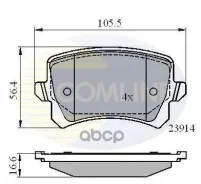 ������� ��� vw passat/tiguan 1.4-3.6/1.6-2.0tdi 05- Comline ���. CBP01712 CBP01712 ����