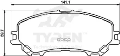 ������� ��������� ��������, �������� Nissan Qashqai II 11 Tyren ���. TYR1212261 TYR1212261 ����