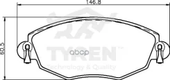 ������� ��������� ��������, �������� Ford Mondeo III 00 Jaguar X-Type 01 Tyren ���. TYR1213441 TYR1213441 ����