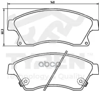 ������� ��������� ��������, �������� Chevrolet Aveo II 11, Cruze I 11 Opel Astra J 09 Tyren ���. TYR1217021 TYR1217021 ����