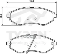 ������� ��������� ��������, �������� Chevrolet Aveo I 02 Daewoo Kalos 02 Tyren ���. TYR1220381 TYR1220381 ����