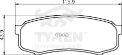 ������� ��������� ��������, ������ Toyota Land Cruiser (70100) 84, Land Cruiser Prado (120, 150) 0 Tyren ���. TYR1218681 TYR1218681 ����