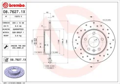 ���� ��������� 0876271x Brembo 0876271X ����