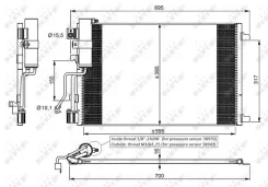 ��������� NI Qashqai 1 5DC 35974 NRF 35974 ����