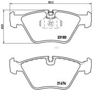������� ����. ���. BMW E46 330i-ix/330d-dx, X3 2.5/3.0/3.0D Brembo P06043 P06043 ����