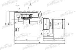 ���� ���������� ����� 31x36.2x26 FORD Mondeo CA2 07- PCV1492 ����
