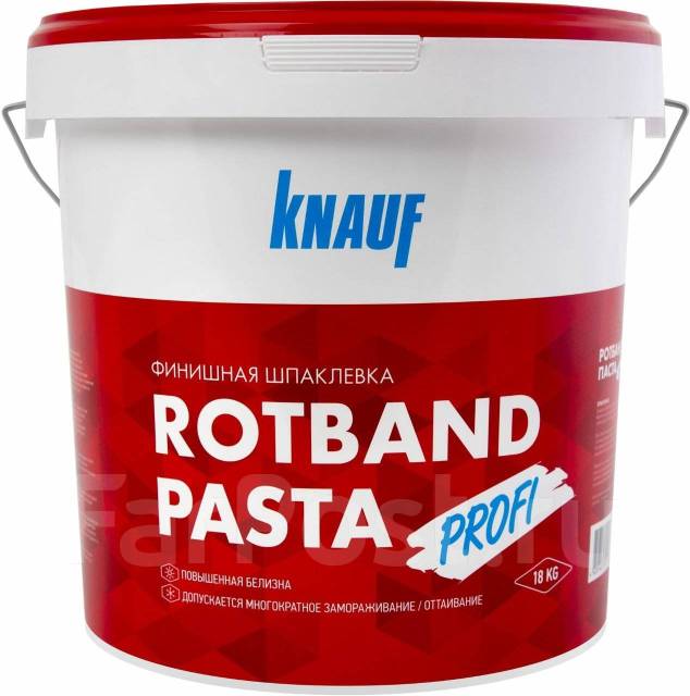 Распродажа! Шпаклевка финишная Кнауф Ротбанд Паста Профи, 18 кг.2024, в ...