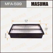 ������ ��������� Masuma MFA-599 (A-476) 16546HA00A ����