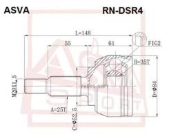   35/52/25 Renault Duster 2010-2022. 391019671R ASVA Rndsr4 RNDSR4 