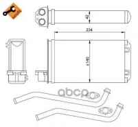 �������� ����� Peugeot 205 83- Easy Fit NRF ���. 58617 58617 ����