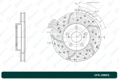 ���� ��������� ��������������� ������������� G-brake GFR-20897L ����� (G-Brake) |2| GFR-20897L GFR20897L ����