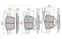 ������� 7H0698151BUBS ������� ����. �����. Volkswagen Transporter V/Multivan V 03-/ (NIBK. PN0353W) (TRW. GDB1555) UBS ���. BP1102045 BP1102045 BP1102...
